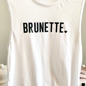 White Muscle Tank, Fits True to Size